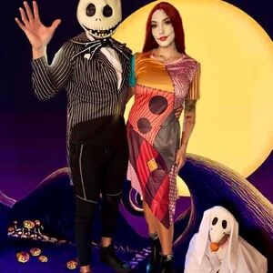 4pc Size Large Women's Sally Nightmare Before Christmas Costume Halloween